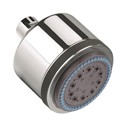 1x Design Duschkopf/Brause mit Antikalk - Düsen hochwertig verchromt, 1/2 Zoll