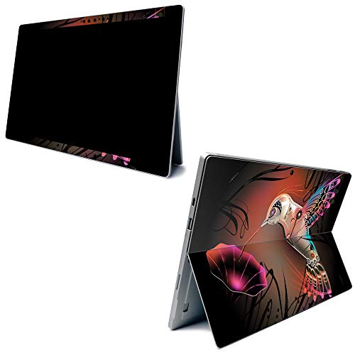 Image of MightySkins Carbon Fiber Skin for Microsoft Surface Pro 7 - Cyborg Nature | Textured Carbon Fiber Finish | Easy to Apply, Remove, and Change Styles | Made in The USA