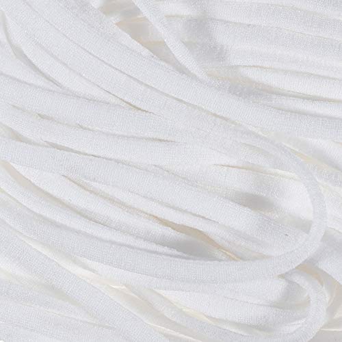 1/8” Soft Flat Elastic Cord Beading Crafting Stretch String with Various Colors –
