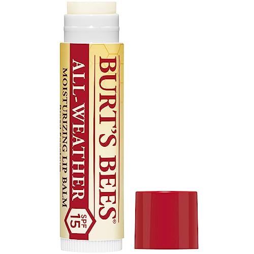 Burt's Bees All Weather SPF 15 Lip Balm, Water-Resistant Lip Moisturizer, Tint-Free, Natural Conditioning Treatment, 2 Tubes, 0.15 oz. - image 8