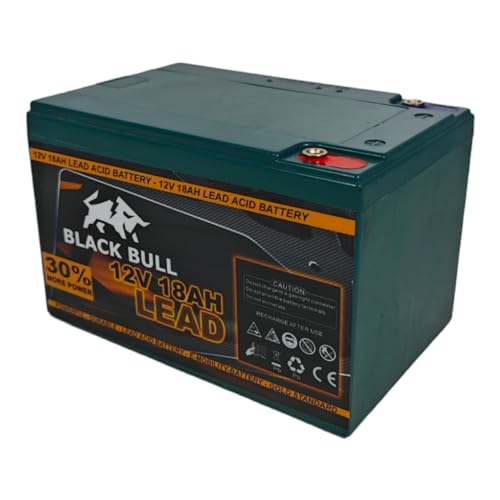 BlackBull BleiGelAkku AKKU 12V 18AH ersetzt 15AH 14H 12AH BleiAkku für E-Scooter