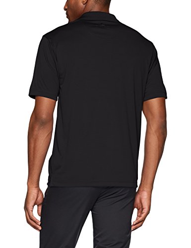 Men's Pebble Beach Golf Polo Shirt with Short Sleeve and Horizontal Textured Design2