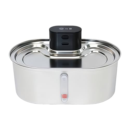 Fuente automática de agua para gatos con sensor y USB miniatura 5