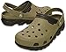 Crocs Unisex Duet Max Clog, Khaki/Espresso, 10 M US Men / 12 M US Women