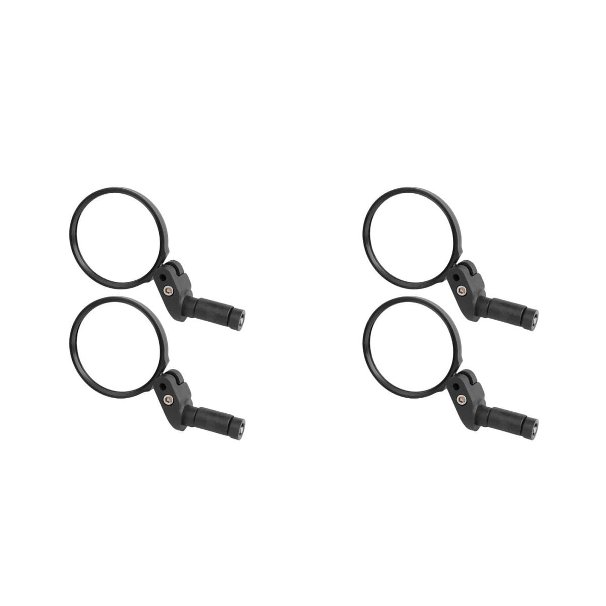 Milisten 4pièces Rétroviseur Réglable Pour Guidon De Vélo Accessoire De Sécurité Pour Vélos De Montagne Scooters Et Électriques Diamètre