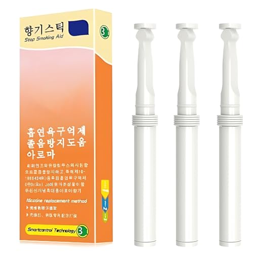 GNHG 3PCS Inhalateur Naturel Pour Faciliter La Respiration orange douce