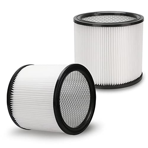 Yuefeng Filter Replacement Compatible With Shop Vac Vacuums 90304 90350 90333 Wet Dry Vac, For Most 5 Gallon And Above Vacuum, 2 Pack #TOP1
