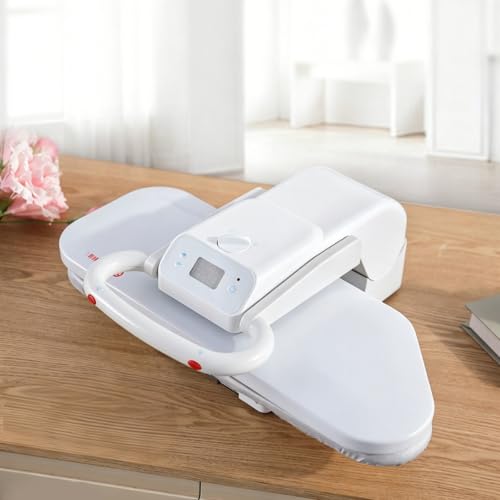 Pressa Da Stiro a Vapore 1200w 5 Programmi Tessuti per Camicie Pantaloni Lino Cotone Seta Stiratura Casa Facile E Veloce per Tutti I Tipi Di Abbigliamento