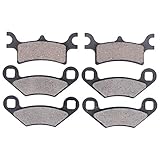 MOTOKU Front and Rear Brake Pads for Magnum 330 Scrambler 500 Sportsman 400 500 600 700 800 Trailblazer Trail Boss 330