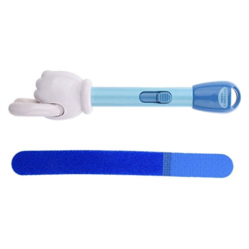 SODIAL New Clamp Handle Potato Chips Crisp Hand Shape Clip-Random Color +Free Cable Tie
