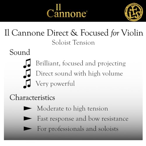 Cordes de violon Il Cannone Larsen Strings 4/4 Direct & Focused - 2