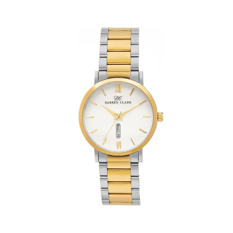 Darren Clark Silver Dial Metal Straps Japness Quartz Classic Analog Watch for Men 1002D-M0203 (B0C33S828B) Amazon Price History, Amazon Price Tracker