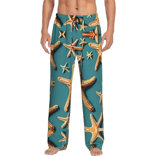 Pantalon pyjama étoiles de mer contre l'inconfort nocturne en taille M