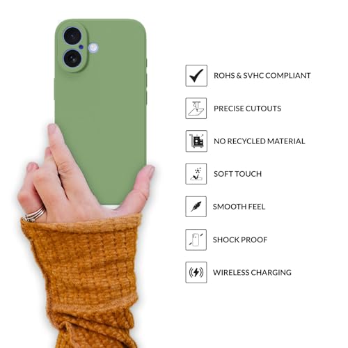 Image of SPRIG Compatible with iPhone 16 Premium FlexTone (TPU) Back Cover Drop Tested Shock Proof Mobile Case for Men, Women, Boys and Girls with Camera Protection (Mint Green)