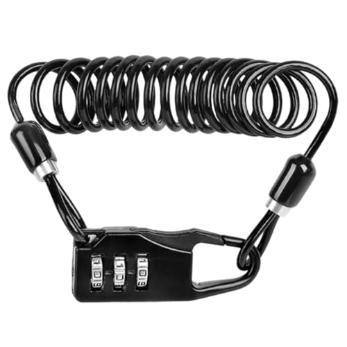 ポータブルバイク3桁の組み合わせantitheftヘルメット荷物用バックパックチェーン用ハイセキュリティケーブル