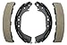 ACDelco 17631B Professional Bonded Rear Drum Brake Shoe Set