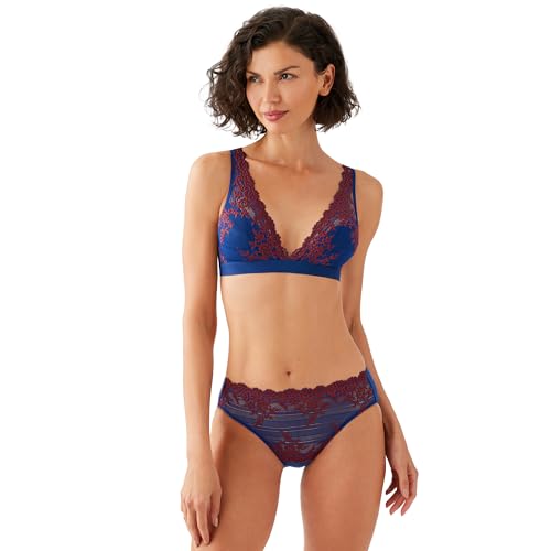 Image of Wacoal Women's Embrace Lace Lightly Lined Wire Free Mid Coverage Bralette, 852191