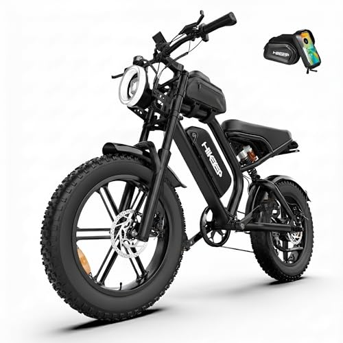 GLOBALKEEP K6-G 1500W Peak Electric Bike for Adults, 20" Fat
