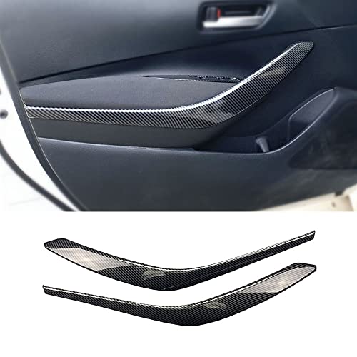 BOYUER for Toyota Corolla 2020~2025,2019-2025 Corolla Hatchback ABS Center Console Gear Shift Panel Frame Cup Holder Cover Interior Decoration Trim Accessories，NOT for Cross(Carbon Fiber)