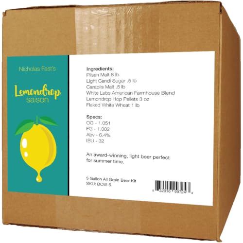 Label Peelers Lemondrop Saison Beer Kit - All Grain