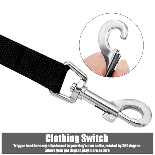 Partideal Schleppleine für Hunde, 5m Trainingsleine mit Handschlaufe und D-Karabiner, wasserdichte Ausbildungsleine für Mittlere und Kleine