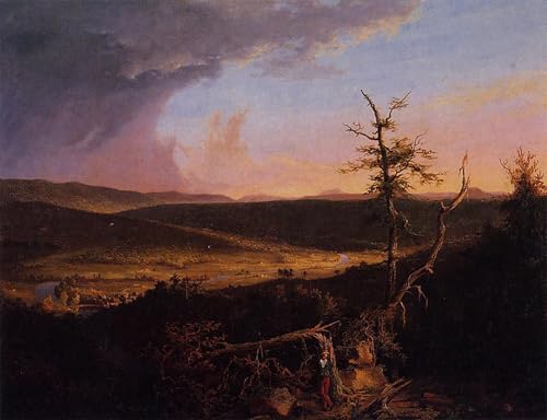 Toile imprimé Vue sur la Schoharie par Cole art décorative haut de gamme