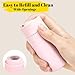 FANPOI 9pc Travel Toiletry Containers Bottles Jars Set Leakproof Cream Dispenser w/Carry Bag TSA Approved Refillable for Airplane Travel, Gym (Mix A)