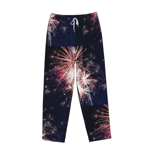 Vêtement de nuit imprimé feu d'artifice pour soirée cocooning
