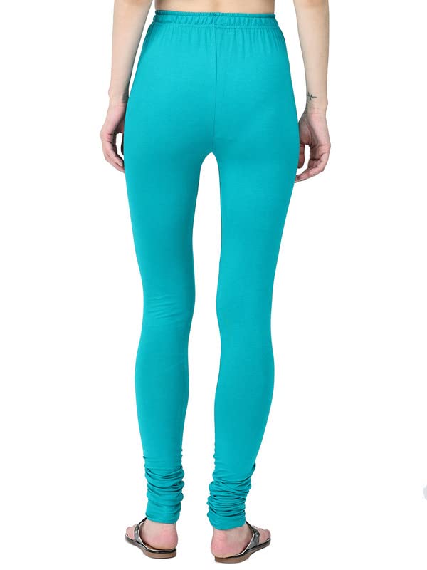 Image of Robinbosky Cotton Churidhar Leggings for Women - Stylish, Stretchable & Flattering Fit for All-Day Comfort