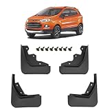 HERSTMOTO Schmutzfänger, 4er-Set Schmutzfänger-Kit Spritzschutz Schmutzfänger mit Befestigungssatz, passend für FORD ECOSPORT MK2 II 2012-2017 Vorfacelift, Zubehör Vorne Und Hinten 4 Stück