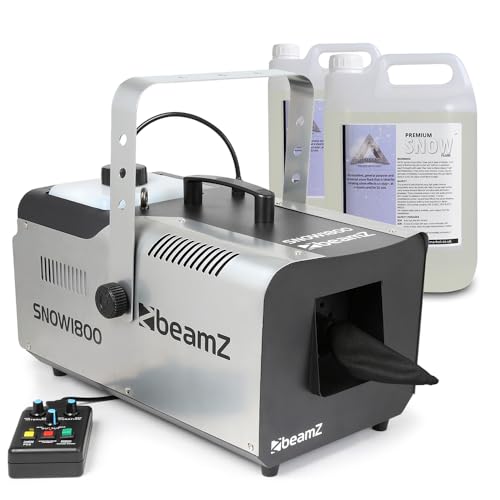 beamz Snow1800 Snow Machine with Timer Remote