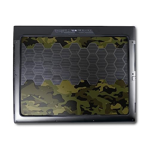 Image of MightySkins Skin Compatible with Alienware M18 R1 (2023) Full Wrap Kit - Green Camouflage | Protective, Durable, and Unique Vinyl Decal wrap Cover | Easy to Apply & Change Styles | Made in The USA