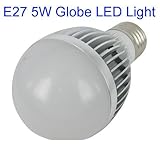 3 Pack High Power E27 5W Warm White LED Light AC 85V ~ 265V Input Energy Saving LED Bulb Light Repla