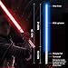 PKSTVB FX Lightsaber, Dueling Lightsaber for Adults and Kids, RGB 16 Colors Changeable Premium Aluminium Alloy Hilt Lightsaber with 12 Mode Sound Force