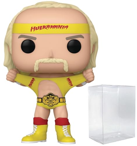 Muñeco Funko Hulk Hogan Hulkamania con protector de caja para evitar daños en el vinilo 2