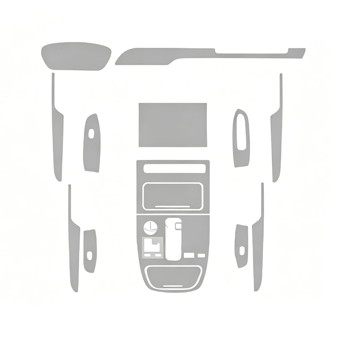Conpert Ppf Film For Car For Dodge Journey 2022-2025, Interior Protection Film Tpu Anti-Scratch Sticker Dashboard Gps Navigation Transparent Sticker Lhd