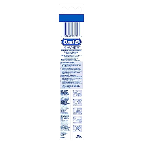 Image of Oral B CrossAction Power Whitening Replacement Head-2 ct, 2 pk