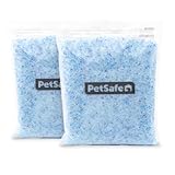 PetSafe ScoopFree Premium Crystal Cat Litter - Outperforms Clay Litter - Refill Packs - Reusable Tray Compatible - Fresh Scent - 4.3 lb Bags - 2 Pack