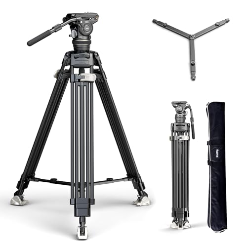 【未使用美品】smallrigビデオ三脚 3751B SmallRig(スモールリグ) フルード雲台付き大型ビデオ三脚 AD-01