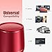 INSMY Small Bluetooth Speaker, Waterproof Mini Portable Wireless Speaker, Punchy Bass Rich Audio Stereo Pairing, Handheld Pocket Size, Built in Mic for Hiking Biking Gift Laptop Tablet (Red)
