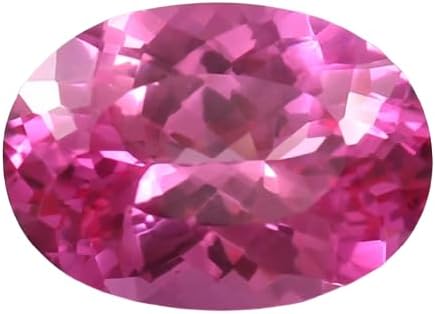 FeelTouchMart 6.00 Carat Loose Gemstone Natural Rich Royal Pink Sapphire Birthstone Jewelry Stone For Ring Use Oval Cut Sri Lanka IGL Certified