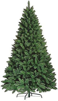 FB FunkyBuys Premium Green Artificial Christmas Xmas Tree Pine Metal Stand Tips Spruce (6FT (180cm/1.8m))