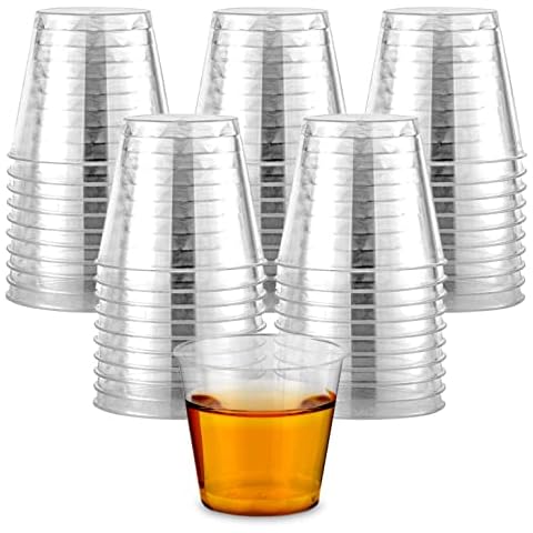 Stock Your Home Mini Plastic Shot Glasses Cover