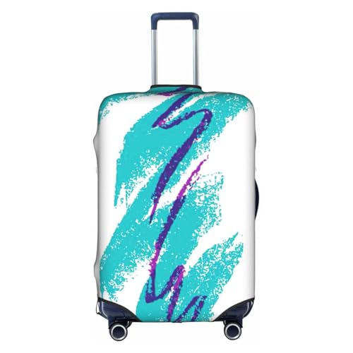 90's Cup Design Print Pretty Practical Washable Carry on Luggage Sleeve Large Suit Case Cover