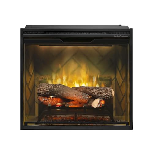 Dimplex Revillusion® 24" Built-in Firebox (Model: RBF24DLX), 5118 BTU, 120 Volt, 1500 Watt, Black