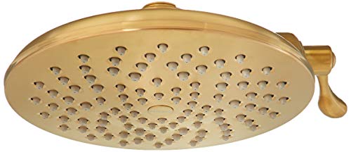 🛒 Crazy Deals Moen S6320EPBG Velocity Two-Function 8-Inch Diameter Eco-Performance Showerhead with Immersion Rainshower Technology, Brushed Gold