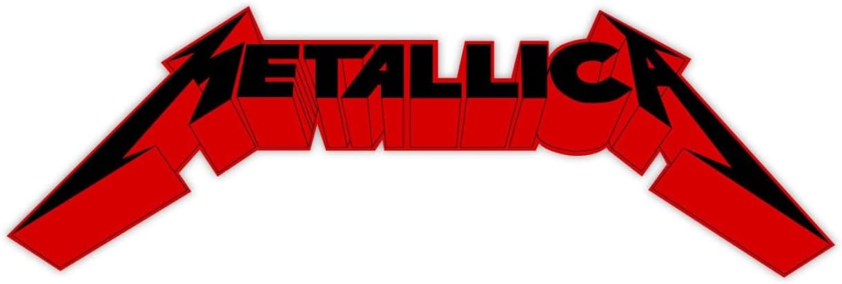 Metal RED Sticker for car | Motorcycle | Laptop | Any Smooth Surface Size: 6"