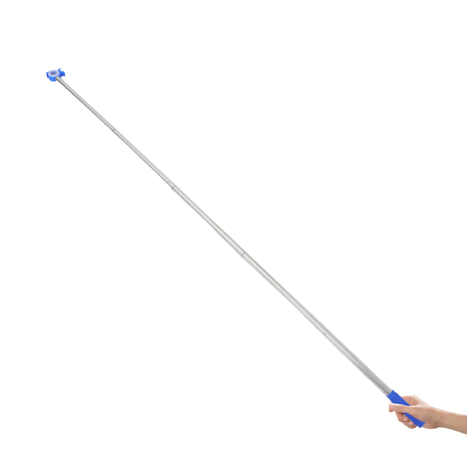 Barra telescópica ajustable de aluminio ligero con agarre antideslizante, herramienta de fácil apertura para persianas de tragaluces y ventanas altas, ideal para personas mayores, cocina y oficina