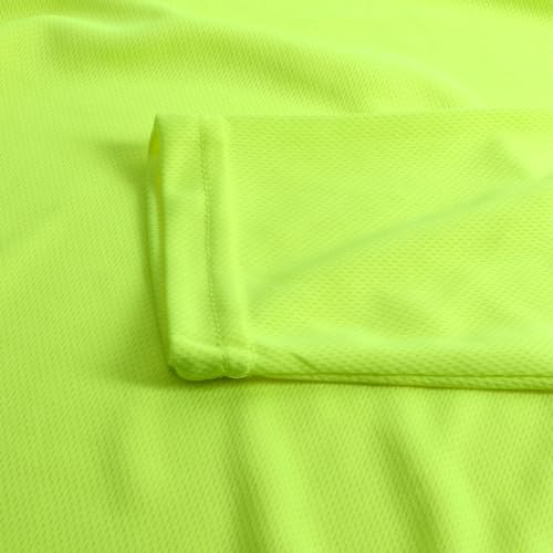 Men UPF 50+ Sun Protection Breathable Long Sleeve T-Shirts Workout with Hood-4 Pack3