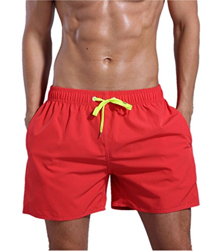 ORANSSI Men's Quick Dry Swim Trunks Bathing Suit Beach Shorts
